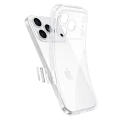 NIMASO iPhone 17 Pro 用 ケースクリア 黄変防止 耐衝撃 米軍MIL規格 SGS認証 カメラコントロールボタン付き いPhone 17 Pro 対応 ケース 傷つき防止 軽量 ソフト ワイヤレス充電対応 カメラ レンズ保護 ストラップホ…