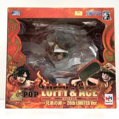 中古 ルフィ＆エース～兄弟の絆～20thLIMITEDVer.「ワンピース」P.O.P“NEO-MAXIMUM”メガトレショップ＆オンラインショップ限定