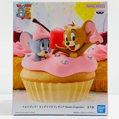 中古 ジェリー＆タフィーSweetCupcakeビッグソフビフィギュア「トムとジェリー」