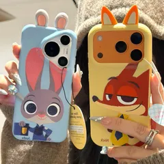 【新品】 ズートピア ニック ジュディ レザーテクスチャー iphoneケース iphone17 iphone17air iphone17pro iphone16plus 16pro iphone15 ケース