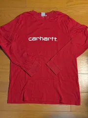 Carhartt カーハート　ロンt  ロングスリーブ　tシャツ　ワーク　ストリート　アメカジ　赤　レッド