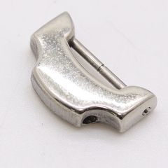 K18WG ペンダントトップ 空枠 0.33g オーバル 石枠 リフォーム用 