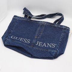 GUESS ゲス デニム ビッグトートバッグ ハンドバッグ ギャル Y2K 