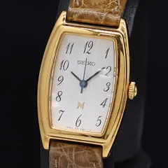 稼働 SEIKO NOIE 腕時計 オーバル 美品 レディース 新品電池2546 2026年最新】セイコーノイエの人気アイテム - メルカリ