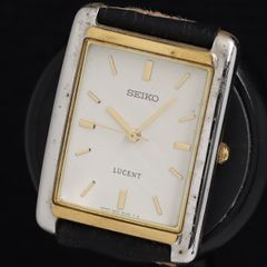 新品電池】SEIKO セイコー☆session 腕時計 メンズ クォーツ 四角 