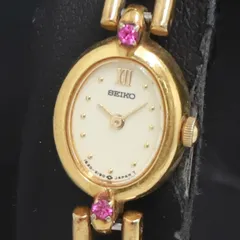 QZ セイコー 1E20-6140 アイボリー文字盤 レディース腕時計 2000000 NSK KRK