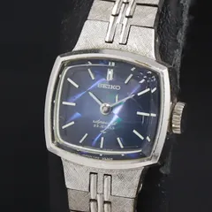 手巻き セイコー スペシャル 23石 1140-3160 青文字盤 レディース腕時計 2000000 NSK KRK