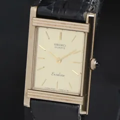 QZ セイコー エクセリーヌ 2E20-5200 ゴールド文字盤 レディース腕時計 2000000 NSK KRK