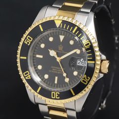 希少 エルジン ダイバーズ 350m防水 ボーイズ 稼動品 ブラック
