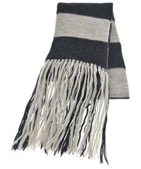 Dior Homme AW06 ストライプ　フリンジ　ストール Dior Homme ボーダー ロング ストール フリンジ scarf 00s - メルカリ