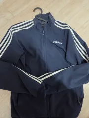 アディダス 3本線 ネイビー トラックジャージ M
