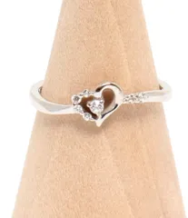 カナルヨンドシー リング 指輪 K10 ハートモチーフ レディース SIZE 9号 canal4℃