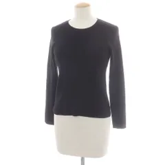 【中古】ノーリーズソフィ NOLLEY'S sophi ポリエステルナイロン プルオーバーニット ブラック【サイズ38】【レディース】