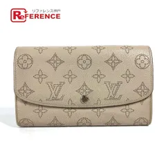 LOUIS VUITTON ルイヴィトン 長財布 ポルトフォイユ イリス M60144 モノグラムマヒナレザー ガレ ベージュ
