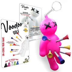 New Voodoo Golf Ball Tee Holder | Novelty Keychain Accessory for Bags | Gift for Men | Fits 3 1/4, 2 3/4, and 1 1/2 Tees
