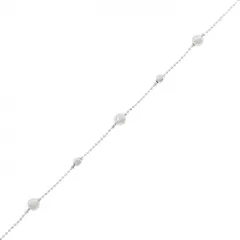 4゜C K18WG ブレスレット