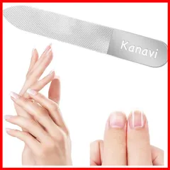 (ストレート型-爪やすり) お手入れ つめ つめ 子供 介護 ツメ磨き ランキング 人気 すり や つめみがき ネイルシャイナ― ネイルケア 最新ナノ技術が生んだ全く新しい ピカピカ ガラス製 爪磨き 爪やすり 【2025年改良版】Kanavi