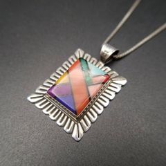 インディアンジュエリー ズニ族 Zuni ペンダントトップ ヘッド - メルカリ