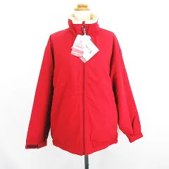 アシックス asics JANERIVER ライトライニングジャケット アウター 長袖 ジップアップ 裏フリース L ワインレッド ※EKM