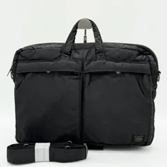 【良品】PORTER TANKER ビジネスバッグ 2way ナイロン 黒色