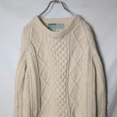 【John Molloy/ジョン モロイ】 ケーブル編み フィッシャーマン セーター アラン ニット f237