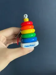 フィッシャープライス レインボー リング キーホルダー