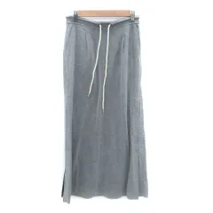 プラステ PLST フレアスカート ロング丈 マキシ丈 2 M グレー /HO15