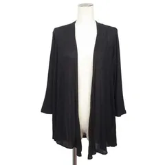 シンプルライフ SIMPLE LIFE レナウン カーディガン 薄手ニット 長袖 キュプラ テンセル M ネイビー