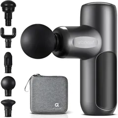 新品 arboleaf CM20F スポーツケースエディション 筋膜リリースガン 5種シリコンヘッドアタッチメント 専用ケース付き ハンディガン MINI Type-C充電式 マッサージガン 電動マッサージ【北海道/沖縄/離島発送不可】