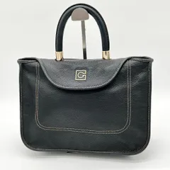 【美品】GHERARDINI ハンドバッグ トートバッグ レザー シンプル 黒