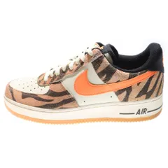 NIKE (ナイキ) AIR FORCE 1 07 PREMIUM エアフォースワン ローカットスニーカー ブラウン/オレンジ US8/26.0cm DJ6192-100