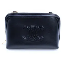 【極美品】CELINE セリーヌ キュイル トリオンフ クラッチ チェーンバッグ CELINE】チェーンクラッチ キュイル トリオンフ / デニム (CELINE