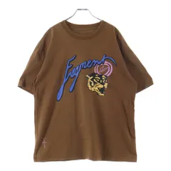 Cactus Jack (カクタスジャック) ×Fragment Design フラグメント デザイン ロゴプリントTシャツ 半袖カットソー ブラウン