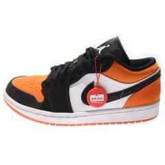 NIKE (ナイキ) AIR JORDAN 1 LOW SHATTERED BACKBOARD 553558-128 エアジョーダン1 シャッタード バックボード ローカットスニーカー ブラック/オレンジ US8.5/26.5cm