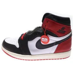 NIKE (ナイキ) AIR JORDAN 1 RETRO HIGH OG BLACK TOE REIMAGINED DZ5485-106 エアジョーダン1 レトロ OG ブラックトゥリイマジンド ハイカットスニーカー US9/27cm