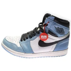 NIKE (ナイキ) AIR JORDAN 1 RETRO HIGH OG UNIVERSITY BLUE エアジョーダン1 ユニバーシティブルー ハイカットスニーカー ブルー US10.5/28.5cm 555088-134