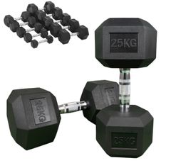 TPU/高純度鋼ゴム素材 ダンベル15kg/2個SET - メルカリ
