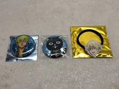 未使用★松野千冬 缶バッジ アクセサリーゴム 3点セット【P4022-008】085