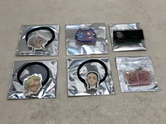 未使用★灰谷蘭 灰谷竜胆 黒川イザナ ネームバッジ アクセサリーゴム セット 6点セット【P4023-008】085