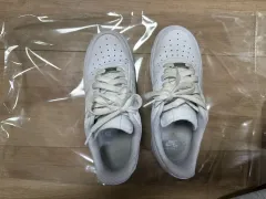 (230) ナイキ エアフォース1 オールホワイト スニーカー