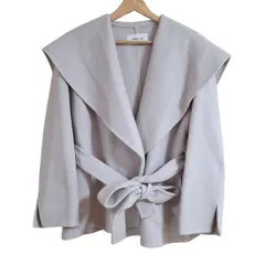 FRAY I.D(フレイアイディー) コート サイズ0 XS レディース - ライトグレー 長袖/ショート丈/冬