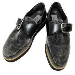 【美品】ルタロングリーズ (22.5) ローファー スリッポン 厚底 シングルモンク バックル ボア 希少デザインのサムネイル
