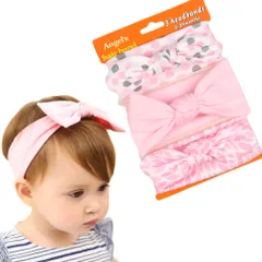 新品 ヘアバンド ベビー ヘアリボン キッズ ヘッドバンド ヘアアクセサリー 赤ちゃん 髪飾り 髪留め かわいい 出産祝い 誕生日 プレゼント (1#ピンクシリーズ)