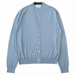 未使用 エルメス HERMES ウール ニット カーディガン カットソー 長袖