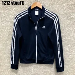 アディダス 3本線 トラックジャージ ネイビー xs