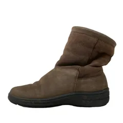 Strober(ストロバー) ショートブーツ 4 1/2 レディース美品  - ダークブラウン ムートン