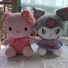 ハローキティ クロミ ぬいぐるみ セットㅡ新品