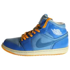 NIKE (ナイキ) 【観賞用 2010年製】AIR JORDAN 1 MID PHAT エアジョーダン1 ファット ミッドカットスニーカー ブルー US10.5/28.5cm 364770-403
