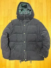 XXL 24FW ポロ コーデュロイ ネイビー色 ダウン