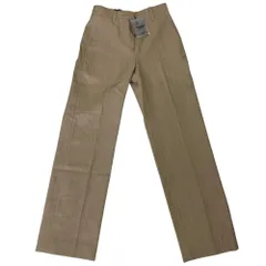 未使用 バーバリー パンツ ボトムス スラックス ノータック ウール ベージュ メンズ 8069390 BURBERRY | 上質な雰囲気を演出する上品な佇まいのビジネス向けアイテム